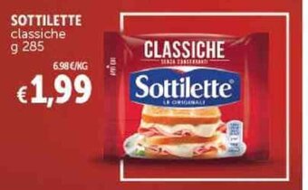 Deco Supermercati SOTTILETTE classiche g 285 offerta