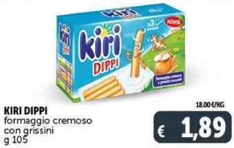 Deco Supermercati KIRI DIPPI formaggio cremoso con grissini g 105 offerta
