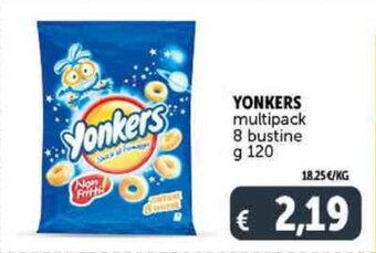 Deco Supermercati YONKERS multipack 8 bustine g 120 offerta