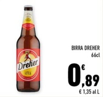 Conad Margherita BIRRA DREHER 66cl offerta