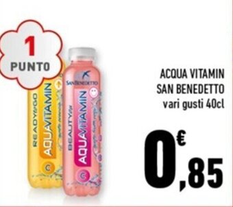 Conad Margherita ACQUA VITAMIN SAN BENEDETTO vari gusti 40cl offerta