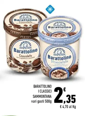 Conad Margherita BARATTOLINO I CLASSICI SAMMONTANA vari gusti 500g offerta