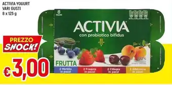 Famila Superstore ACTIVIA YOGURT VARI GUSTI 8 x 125 g offerta