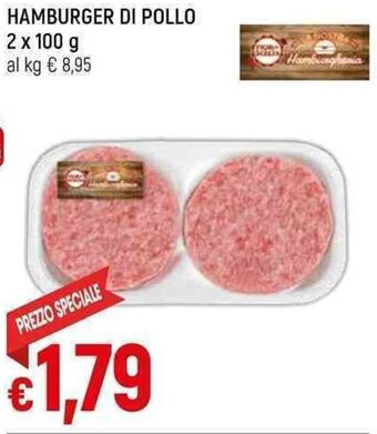 Famila Superstore HAMBURGER DI POLLO 2 x 100 g offerta