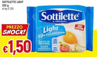 Famila Superstore SOTTILETTE LIGHT 200 g offerta