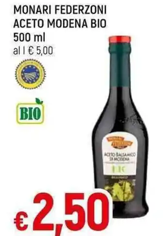MONARI FEDERZONI ACETO MODENA BIO 500 ml