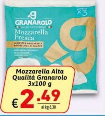Ipercarni Mozzarella Alta Qualità Granarolo 3x100 g offerta