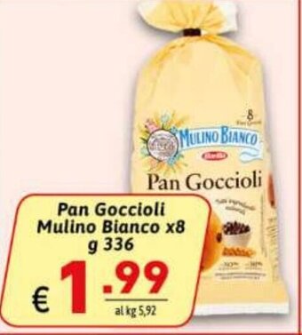 Pan Goccioli Mulino Bianco x8 g 336