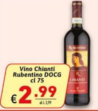 Vino Chianti Rubentino DOCG cl 75