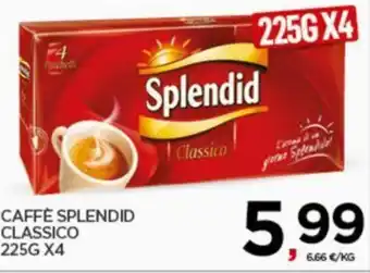 Interspar CAFFÈ SPLENDID CLASSICO 225G X4 offerta