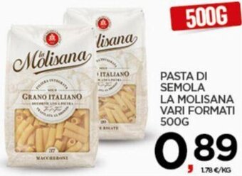 Interspar PASTA DI SEMOLA LA MOLISANA VARI FORMATI 500G offerta