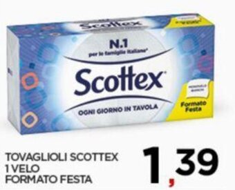 Interspar TOVAGLIOLI SCOTTEX 1 VELO FORMATO FESTA offerta
