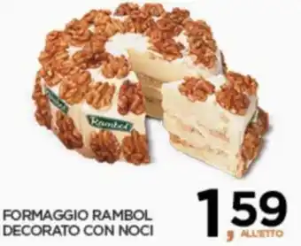 Interspar FORMAGGIO RAMBOL DECORATO CON NOCI offerta