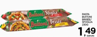 Interspar PASTA BUITONI BRISEE/ SFOGLIA 230G offerta