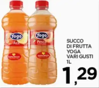 Interspar SUCCO DI FRUTTA YOGA VARI GUSTI 1L offerta