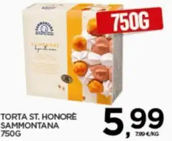 Interspar TORTA ST. HONORÈ SAMMONTANA 750 G offerta