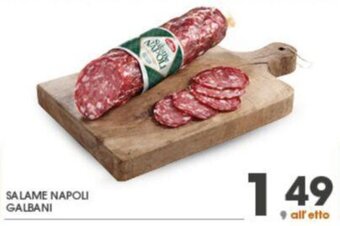 Eurospar SALAME NAPOLI GALBANI offerta