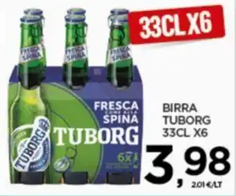 Interspar BIRRA TUBORG 33CL X6 offerta