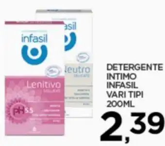 Interspar DETERGENTE INTIMO INFASIL VARI TIPI 200ML offerta