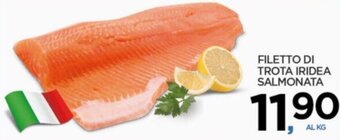 Interspar FILETTO DI TROTA IRIDEA SALMONATA offerta