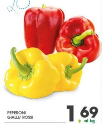 Eurospar PEPERONI GIALLI/ ROSSI offerta