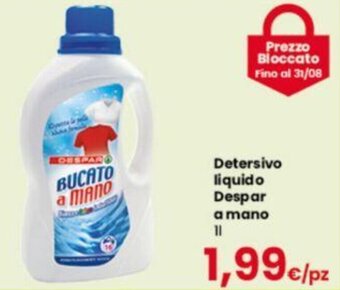 Interspar Detersivo liquido Despar a mano 1 L offerta