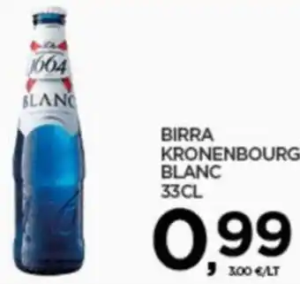 Interspar BIRRA KRONENBOURG BLANC 33CL offerta