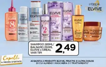 SHAMPOO 285ML/ BALSAMO 250ML ELVIVE L'OREAL