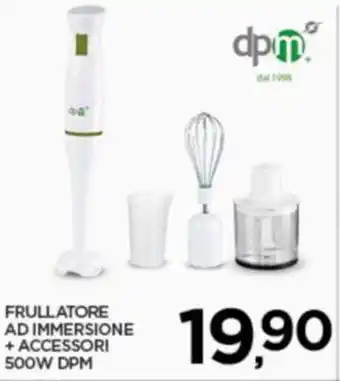 FRULLATORE AD IMMERSIONE + ACCESSORI 500W DPM
