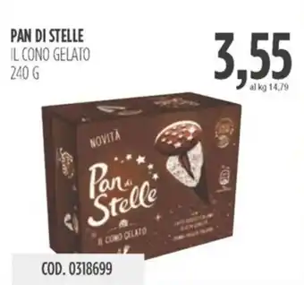 Carico Cash & Carry PAN DI STELLE IL CONO GELATO 240 G offerta