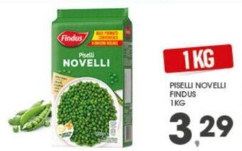 Eurospar PISELLI NOVELLI FINDUS 1KG offerta