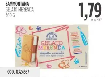 SAMMONTANA GELATO MERENDA 360 G