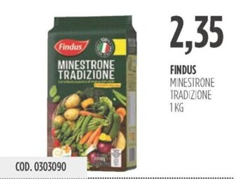 Carico Cash & Carry FINDUS MINESTRONE TRADIZIONE 1 KG offerta