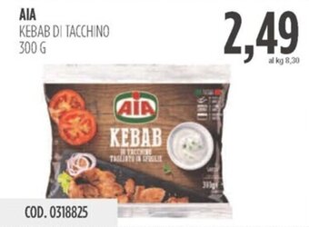 Carico Cash & Carry AIA KEBAB DI TACCHINO 300 G offerta