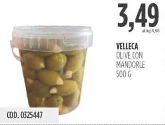 Carico Cash & Carry VELLECA OLIVE CON MANDORLE 500 G offerta