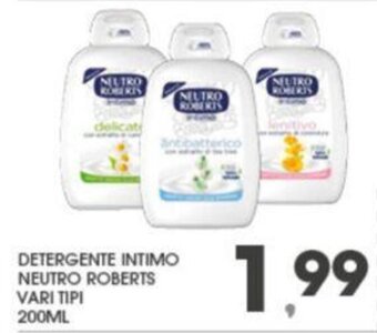 Eurospar DETERGENTE INTIMO NEUTRO ROBERTS VARI TIPI 200ML offerta