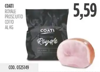 Carico Cash & Carry COATI ROYALE PROSCIUTTO COTTO AL KG offerta