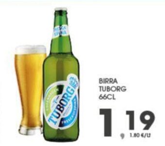 Eurospar BIRRA TUBORG 66CL offerta