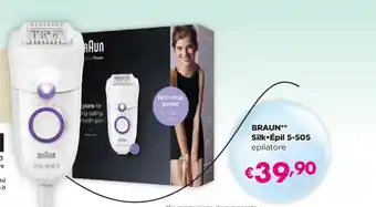 Acqua & Sapone BRAUN Silk-Épil 5-505 epilatore offerta
