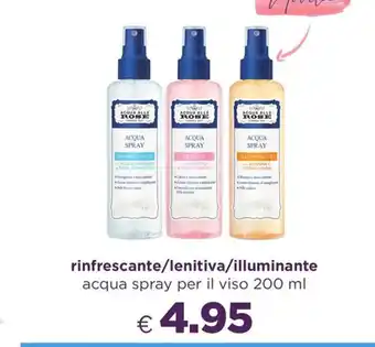 Acqua & Sapone rinfrescante/lenitiva/illuminante acqua spray per il viso 200 ml offerta