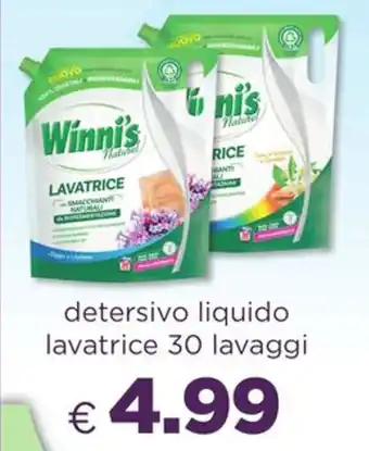 Acqua & Sapone Winni's detersivo liquido lavatrice 30 lavaggi offerta