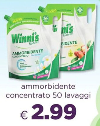 Acqua & Sapone Winni's ammorbidente concentrato 50 lavaggi offerta