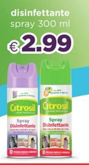 Acqua & Sapone Citrosil disinfettante spray 300 ml offerta