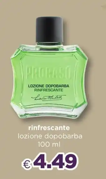 Acqua & Sapone PRORASO rinfrescante lozione dopobarba 100 ml offerta