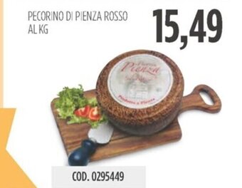 PECORINO DI PIENZA ROSSO AL KG