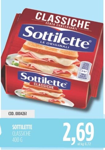 Carico Cash & Carry SOTTILETTE CLASSICHE 400 G offerta