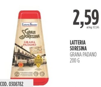 Carico Cash & Carry LATTERIA SORESINA GRANA PADANO 200 g offerta