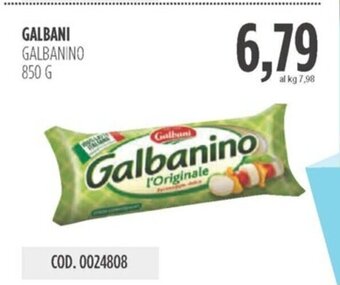 Carico Cash & Carry GALBANI GALBANINO 850 g offerta