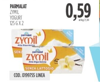 Carico Cash & Carry PARMALAT ZYMIL YOGURT 125 g x 2 offerta