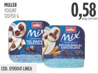 Carico Cash & Carry MULLER YOGURT 120/150 G offerta
